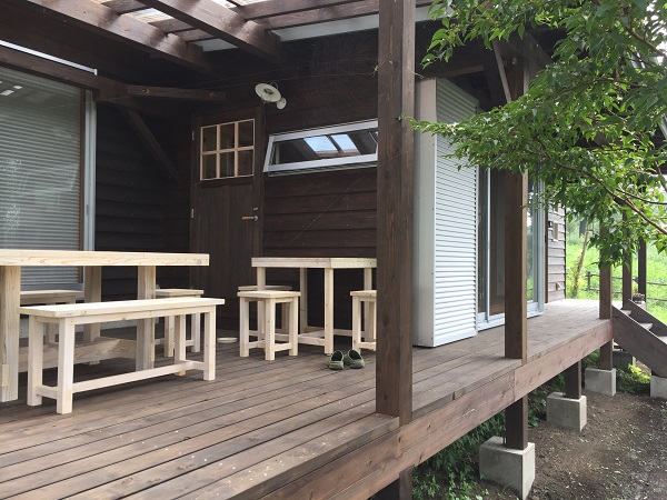 ウッドデッキ