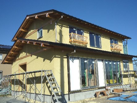 和風仕上げの外観