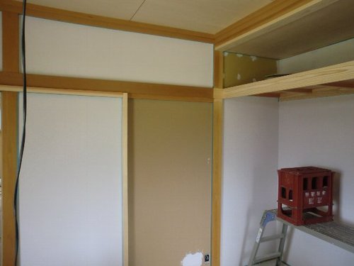 和室聚楽壁下地