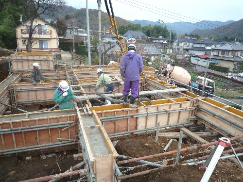 コンクリート打設
