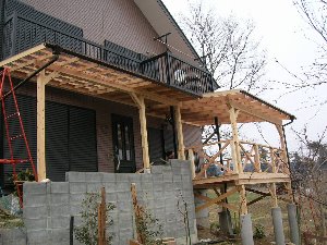 檜ウッドデッキ