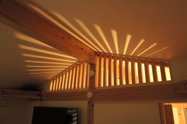 縦格子間仕切り